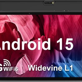 ZZB 10 inch Tablet Android 15 Tablet PC, 10.1" Android Tablets DDR4 8GB RAM 32GB ROM 2MP+8MP Dual Camera 5G WiFi-6 BT Support 1TB Expand 10 in IPS 6000mAh Battery Powerful Performance Tablets (Gray)